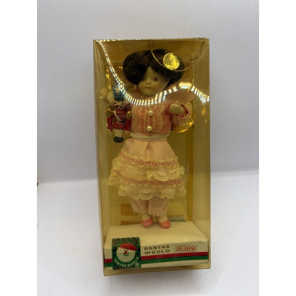 Vintage Santa’s World Kurt S. Adler Clara And Her Nutcracker 1983 NIB Ornament